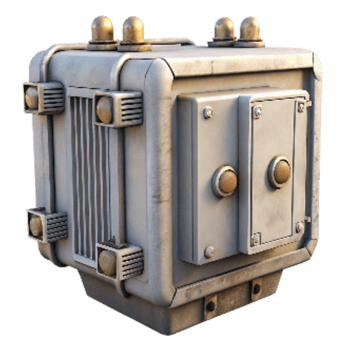 wonderful classic Transformer Electrical Box Close Up Isolated high resolution png
