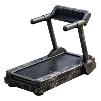 stunning artistic Treadmill Black Modern Design Cutout exclusive png