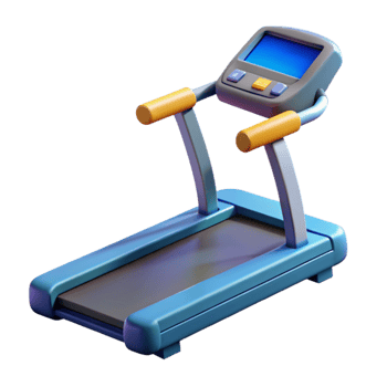 magnificent creative Treadmill Digital Display Isolated Cutout detailed png