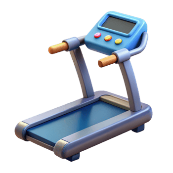 elegant rustic Treadmill Digital Display Cutout Transparent Background professional png