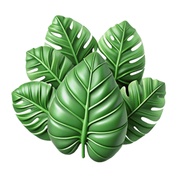 stunning traditional Tropical Leaves Pattern Transparent Background exclusive png