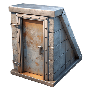 magnificent contemporary Urban Rooftop Access Door Metal Isolated exclusive png