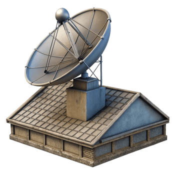 magnificent modern Urban Rooftop Antenna Silhouette Isolated original png