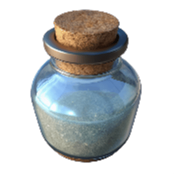 magnificent classic Vintage Glass Jar with Cork Lid Isolated Element professional png