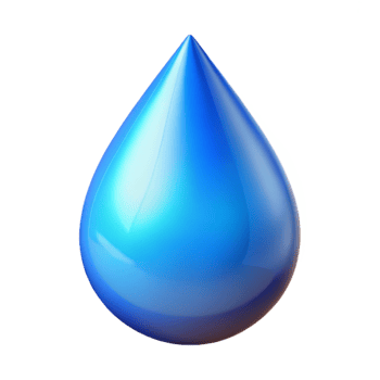 wonderful artistic Water Drop Blue Gradient Isolated Element professional png