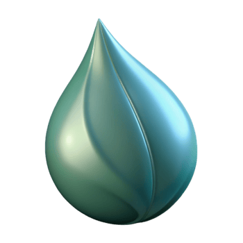 elegant creative Water Drop on Leaf Isolated professional png