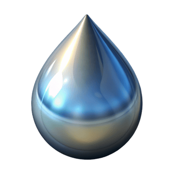 magnificent vintage Water Drop Reflection Surface high resolution png
