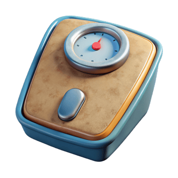 magnificent modern Weight Scale Cutout with Digital Display png