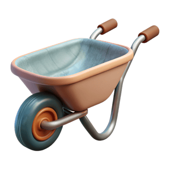 wonderful minimalist Wheelbarrow Handles Rubber Grip Texture Isolated png