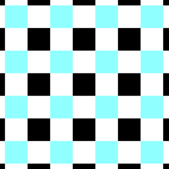 Black and Blue Checkerboard Pattern with Transparent Background png