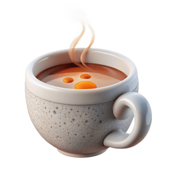 elegant vintage White Coffee Cup with Saucer Top View Cutout original png