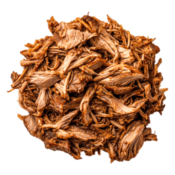 Juicy Pulled Pork for Culinary and Food Photography png