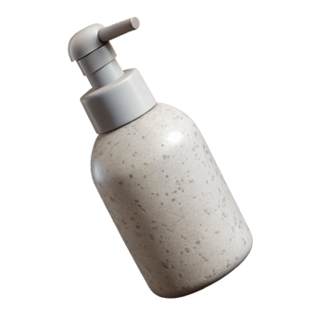 serene contemporary White Facial Toner Bottle Spray Nozzle Isolated high resolution png