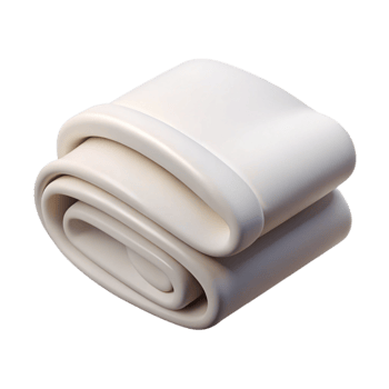 magnificent artistic White Hand Towel Folded Isolated on Transparent Background genuine png