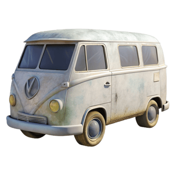 stunning abstract White Van Transparent Background original png