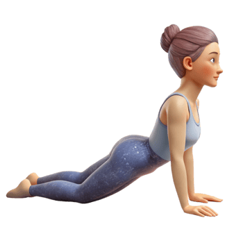 elegant traditional Woman Doing Yoga Pose Cutout on Transparent Background original png
