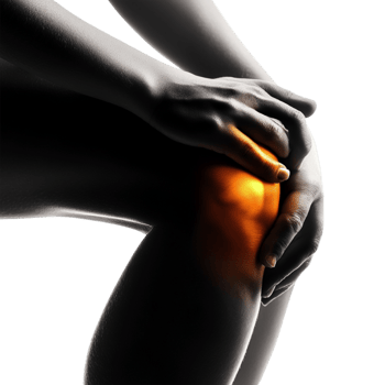 a person with a knee pain on a transparent background png