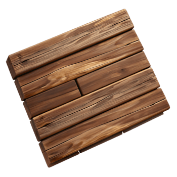 serene rustic Wooden Planks Texture Brown Isolated png