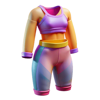 extraordinary rustic Workout Clothes Bright Colors Isolated exclusive png