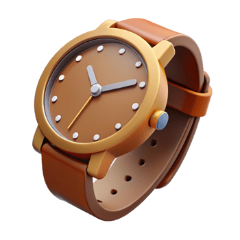 stunning creative Wristwatch Classic Design Side View Cutout high quality png