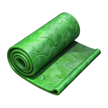 stunning creative Yoga Mat Rolled Out Isolated genuine png
