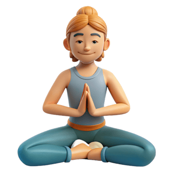 elegant artistic Yoga Pose Cobra Pose Isolated png