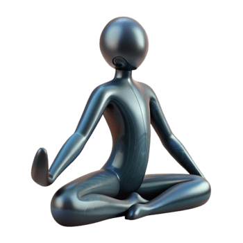 beautiful creative Yoga Pose Cobra Pose Isolated png
