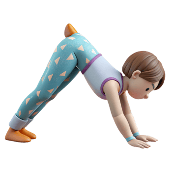 stunning classic Yoga Pose Downward Dog Silhouette Cutout exclusive png