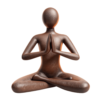 wonderful classic Yoga Poses Set Silhouette Transparent Background original png