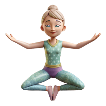 beautiful contemporary Yoga Pose Warrior Ii Transparent Isolated original png