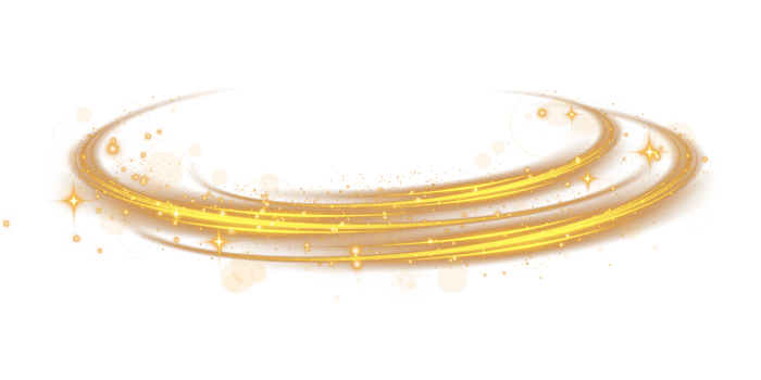 Golden glowing shiny lines effect. Luminous golden lines of speed. Light glowing effect. Light trail wave, fire path trace line and incandescence curve twirl. . Illustration number 84 png