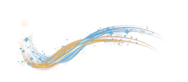 Blue and golden glowing shiny lines effect. Luminous blue and yellow lines of speed. Light glowing effect. Light trail wave, fire path trace line and incandescence curve twirl. Illustration number 29 png