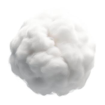 a white cotton ball on a transparent background png