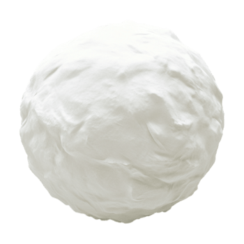 a white ball of foam on a transparent background png