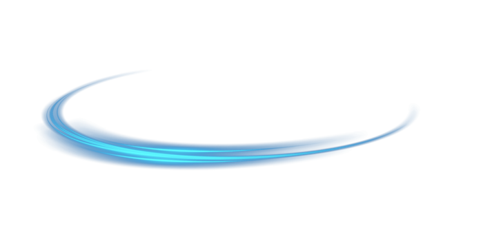 Blue glowing shiny lines effect. Luminous blue lines of speed. Light glowing effect. Light trail wave, fire path trace line and incandescence curve twirl. . Illustration number 74 png