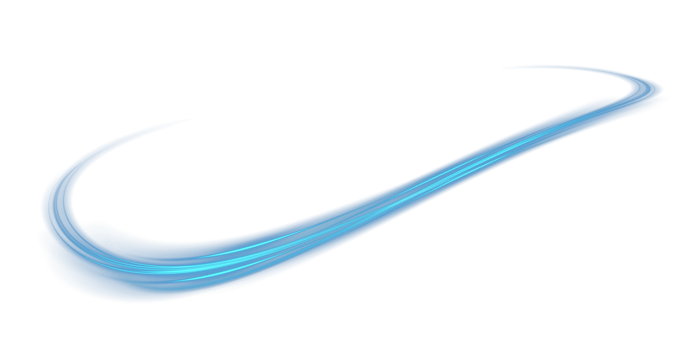 Blue glowing shiny lines effect. Luminous blue lines of speed. Light glowing effect. Light trail wave, fire path trace line and incandescence curve twirl. . Illustration number 31 png