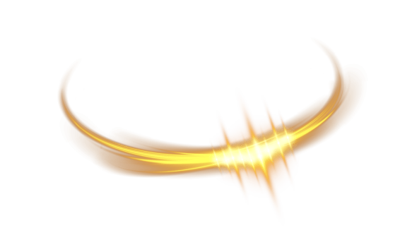 Golden glowing shiny lines effect. Luminous golden lines of speed. Light glowing effect. Light trail wave, fire path trace line and incandescence curve twirl. . Illustration number 31 png