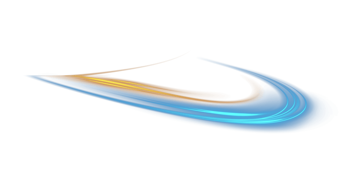 Blue and golden glowing shiny lines effect. Luminous blue and yellow lines of speed. Light glowing effect. Light trail wave, fire path trace line and incandescence curve twirl. Illustration number 4 png