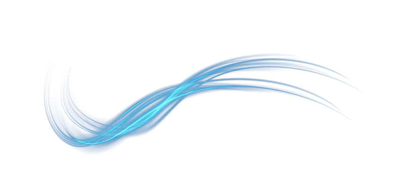 Blue glowing shiny lines effect. Luminous blue lines of speed. Light glowing effect. Light trail wave, fire path trace line and incandescence curve twirl. . Illustration number 10 png