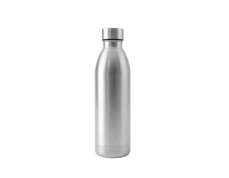 Plastic bottle mockup isolated on transparent background png