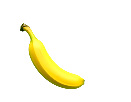 Banana Isolated Transparent Background With Gradient Mesh, Illustration png