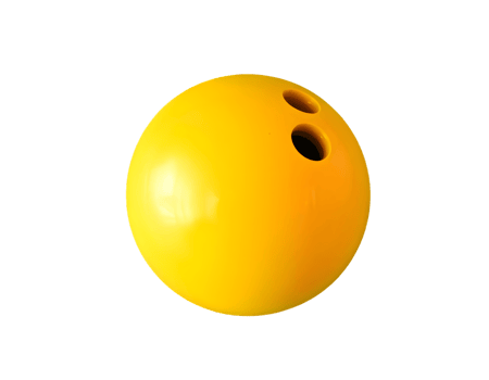 Bowling ball isolated on transparent background png