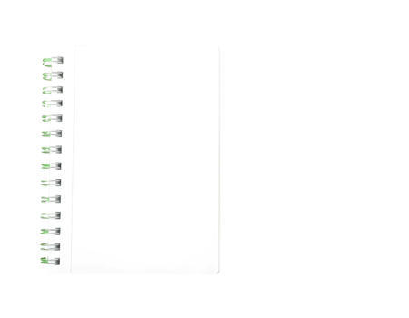 Notebook isolated on a transparent background png