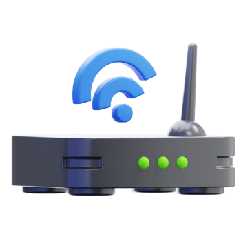 Router 3D Illustration png