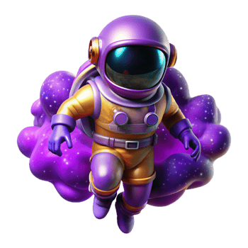 dramatic rustic A Lone Astronaut Clad in a Bioluminescent S original png