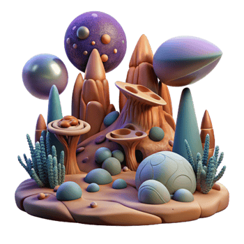 extraordinary traditional Alien Landscape Strange Rock Formations G professional png