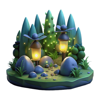 beautiful classic Fireflies Lighting Up the Night high resolution png