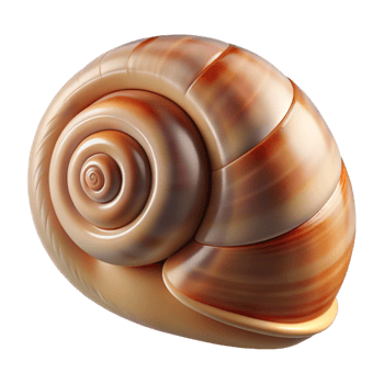 vibrant creative A Close Up of a Snail Shell S Intricate P high quality png