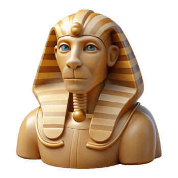 elegant vintage A Majestic Sphinx Enigmatic Gaze Desert professional png