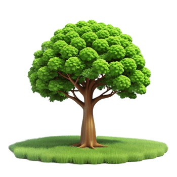 stunning rustic Lone Oak Tree in a Valley high resolution png